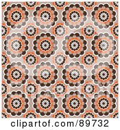 Poster, Art Print Of Seamless Circle Pattern Background - Version 14