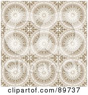 Poster, Art Print Of Seamless Floral Pattern Background - Version 56