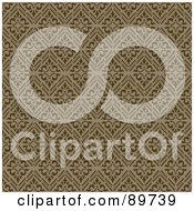 Royalty Free RF Clipart Illustration Of A Seamless Swirl Pattern Background Version 7