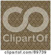 Poster, Art Print Of Seamless Swirl Pattern Background - Version 7