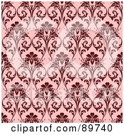 Seamless Orchid Pattern Background