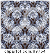 Poster, Art Print Of Seamless Floral Pattern Background - Version 39