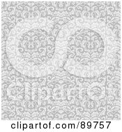 Royalty Free RF Clipart Illustration Of A Seamless Floral Pattern Background Version 38