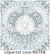 Royalty Free RF Clipart Illustration Of A Seamless Floral Pattern Background Version 37
