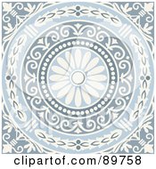 Poster, Art Print Of Seamless Floral Pattern Background - Version 37