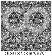 Royalty Free RF Clipart Illustration Of A Seamless Crest Pattern Background Version 6