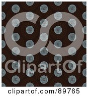 Poster, Art Print Of Seamless Circle Pattern Background - Version 8