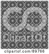 Royalty Free RF Clipart Illustration Of A Seamless Circle Pattern Background Version 3