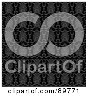 Royalty Free RF Clipart Illustration Of A Seamless Damask Pattern Background Version 1
