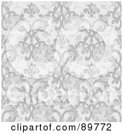 Royalty Free RF Clipart Illustration Of A Seamless Floral Pattern Background Version 36