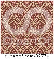 Poster, Art Print Of Seamless Ornate Floral Pattern Background - Version 2