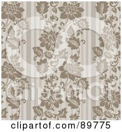 Poster, Art Print Of Seamless Floral Pattern Background - Version 55