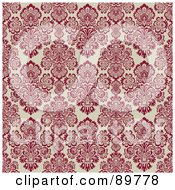 Royalty Free RF Clipart Illustration Of A Seamless Floral Pattern Background Version 33