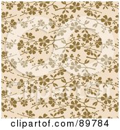 Poster, Art Print Of Seamless Floral Pattern Background - Version 52