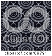 Royalty Free RF Clipart Illustration Of A Seamless Circle Pattern Background Version 4