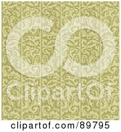 Poster, Art Print Of Seamless Floral Pattern Background - Version 20