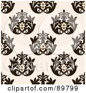 Poster, Art Print Of Seamless Floral Pattern Background - Version 58