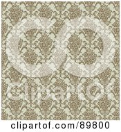 Poster, Art Print Of Seamless Floral Pattern Background - Version 49