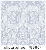 Royalty Free RF Clipart Illustration Of A Seamless Floral Pattern Background Version 44