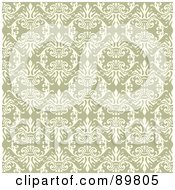 Poster, Art Print Of Seamless Floral Pattern Background - Version 14