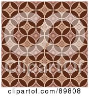 Poster, Art Print Of Seamless Diamond Pattern Background - Version 3