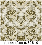 Poster, Art Print Of Seamless Floral Pattern Background - Version 50