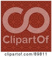 Royalty Free RF Clipart Illustration Of A Seamless Circle Pattern Background Version 13