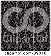 Royalty Free RF Clipart Illustration Of A Seamless Floral Pattern Background Version 45