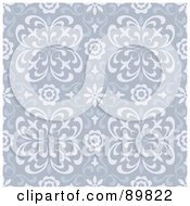 Royalty Free RF Clipart Illustration Of A Seamless Daisy Pattern Background Version 4 by BestVector