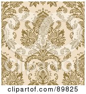 Poster, Art Print Of Seamless Floral Pattern Background - Version 53