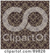 Poster, Art Print Of Seamless Crest Pattern Background - Version 10