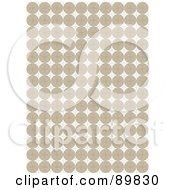 Royalty Free RF Clipart Illustration Of A Seamless Circle Pattern Background Version 15