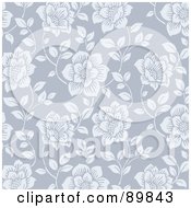 Poster, Art Print Of Seamless Rose Pattern Background - Version 1