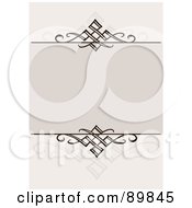 Poster, Art Print Of Invitation Border And Frame With Copyspace - Version 7