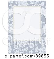 Poster, Art Print Of Rose Invitation Border And Frame With Copyspace - Version 2