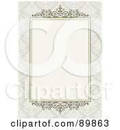 Poster, Art Print Of Invitation Border And Frame With Copyspace - Version 8