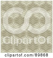 Royalty Free RF Clipart Illustration Of A Seamless Leaf Pattern Background Version 1