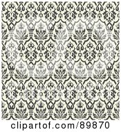 Poster, Art Print Of Seamless Floral Pattern Background - Version 12