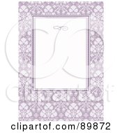 Poster, Art Print Of Floral Invitation Border And Frame With Copyspace - Version 32