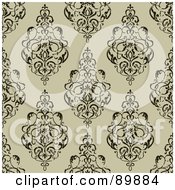 Poster, Art Print Of Seamless Swirly Pattern Background - Version 4