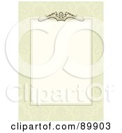 Poster, Art Print Of Decorative Invitation Border And Frame With Copyspace - Version 14