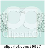 Poster, Art Print Of Circle Pattern Invitation Border And Frame With Copyspace - Version 5