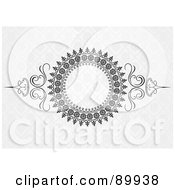 Poster, Art Print Of Decorative Invitation Border And Frame With Copyspace - Version 5