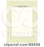 Poster, Art Print Of Decorative Invitation Border And Frame With Copyspace - Version 3
