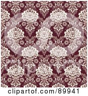 Poster, Art Print Of Seamless Floral Pattern Background - Version 5