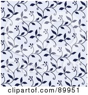 Royalty Free RF Clipart Illustration Of A Seamless Floral Pattern Background Version 4