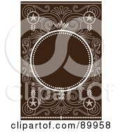 Poster, Art Print Of Decorative Invitation Border And Frame With Copyspace - Version 10