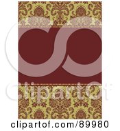 Poster, Art Print Of Christmas Invitation Border And Frame With Copyspace - Version 1
