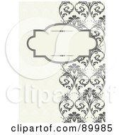 Poster, Art Print Of Decorative Invitation Border And Frame With Copyspace - Version 7