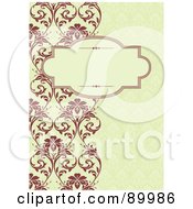 Poster, Art Print Of Christmas Invitation Border And Frame With Copyspace - Version 10